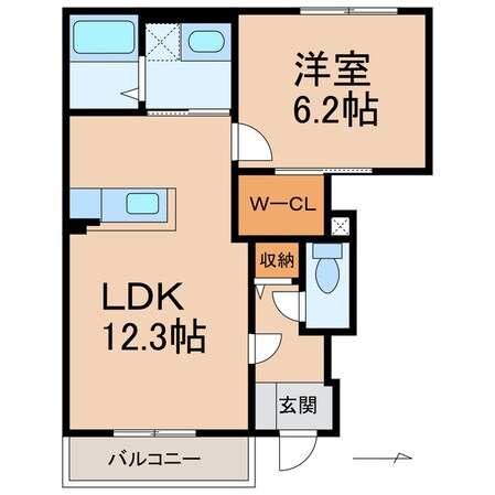 ピア・シティー東家の物件間取画像